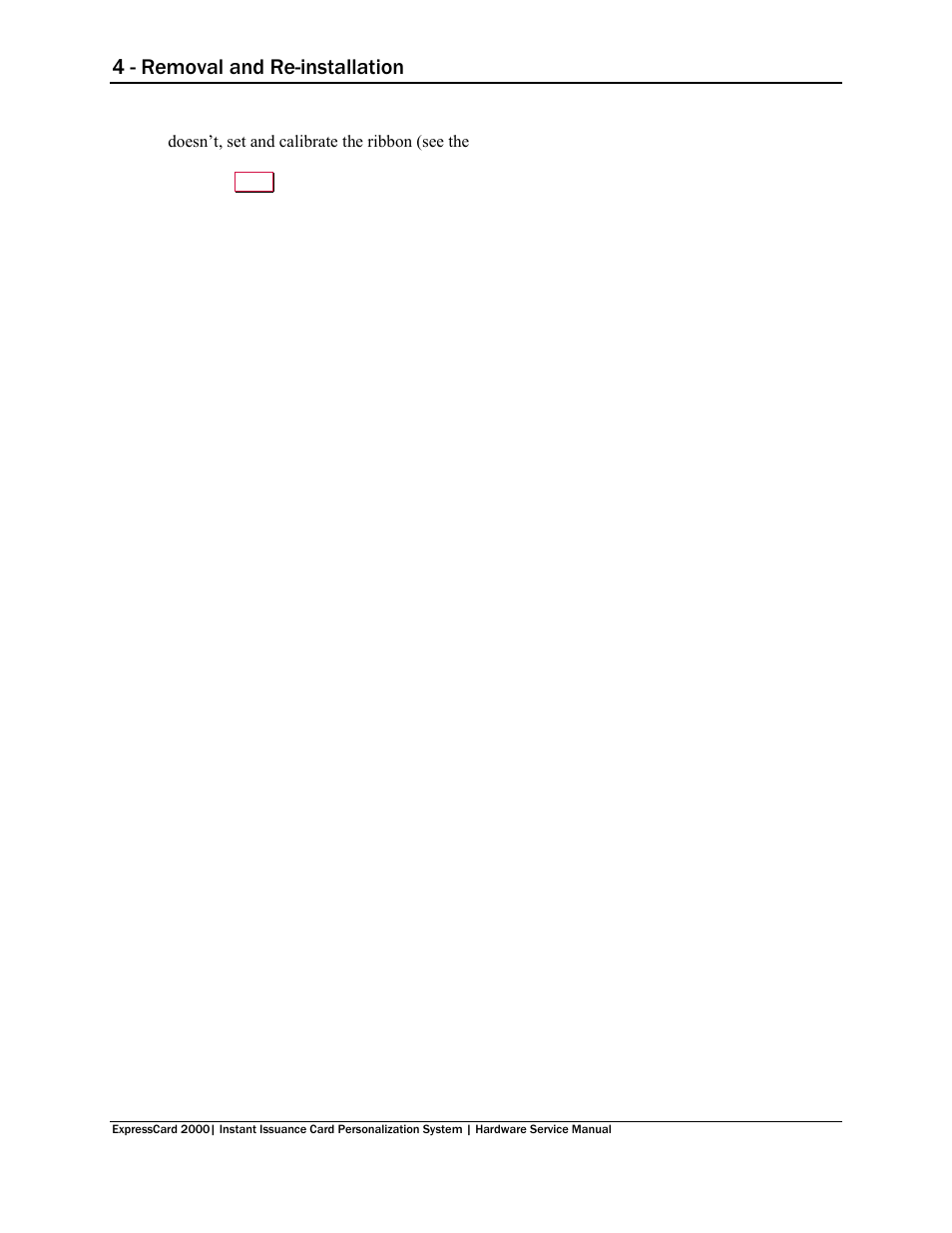 4 - removal and re-installation | MagTek EC2000 99875607 User Manual | Page 100 / 180