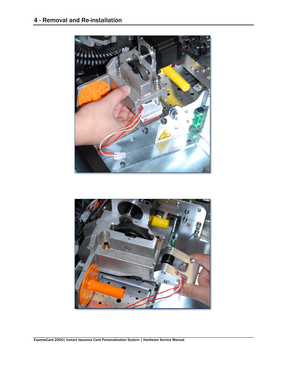 4 - removal and re-installation | MagTek EC2000 99875607 User Manual | Page 104 / 180