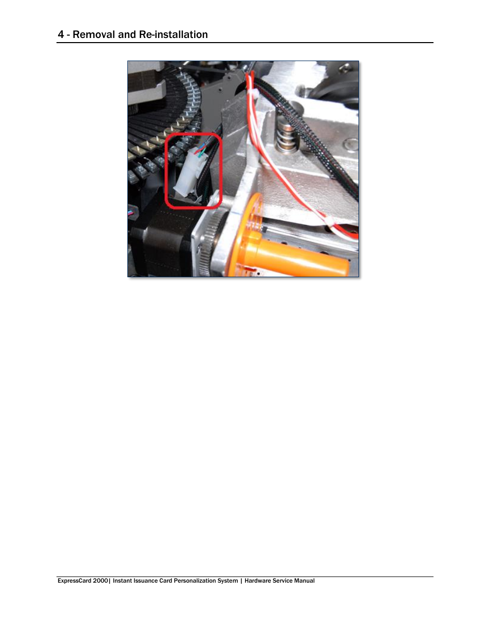 4 - removal and re-installation | MagTek EC2000 99875607 User Manual | Page 108 / 180
