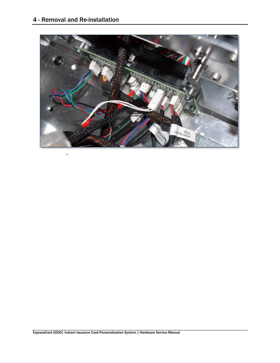4 - removal and re-installation | MagTek EC2000 99875607 User Manual | Page 109 / 180