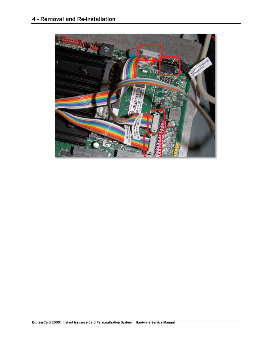 4 - removal and re-installation | MagTek EC2000 99875607 User Manual | Page 116 / 180