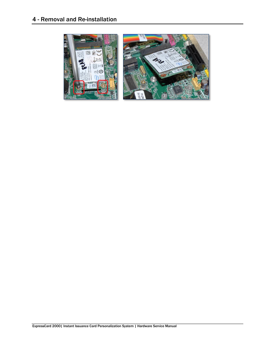 Ee figure 4-101, 4 - removal and re-installation | MagTek EC2000 99875607 User Manual | Page 120 / 180
