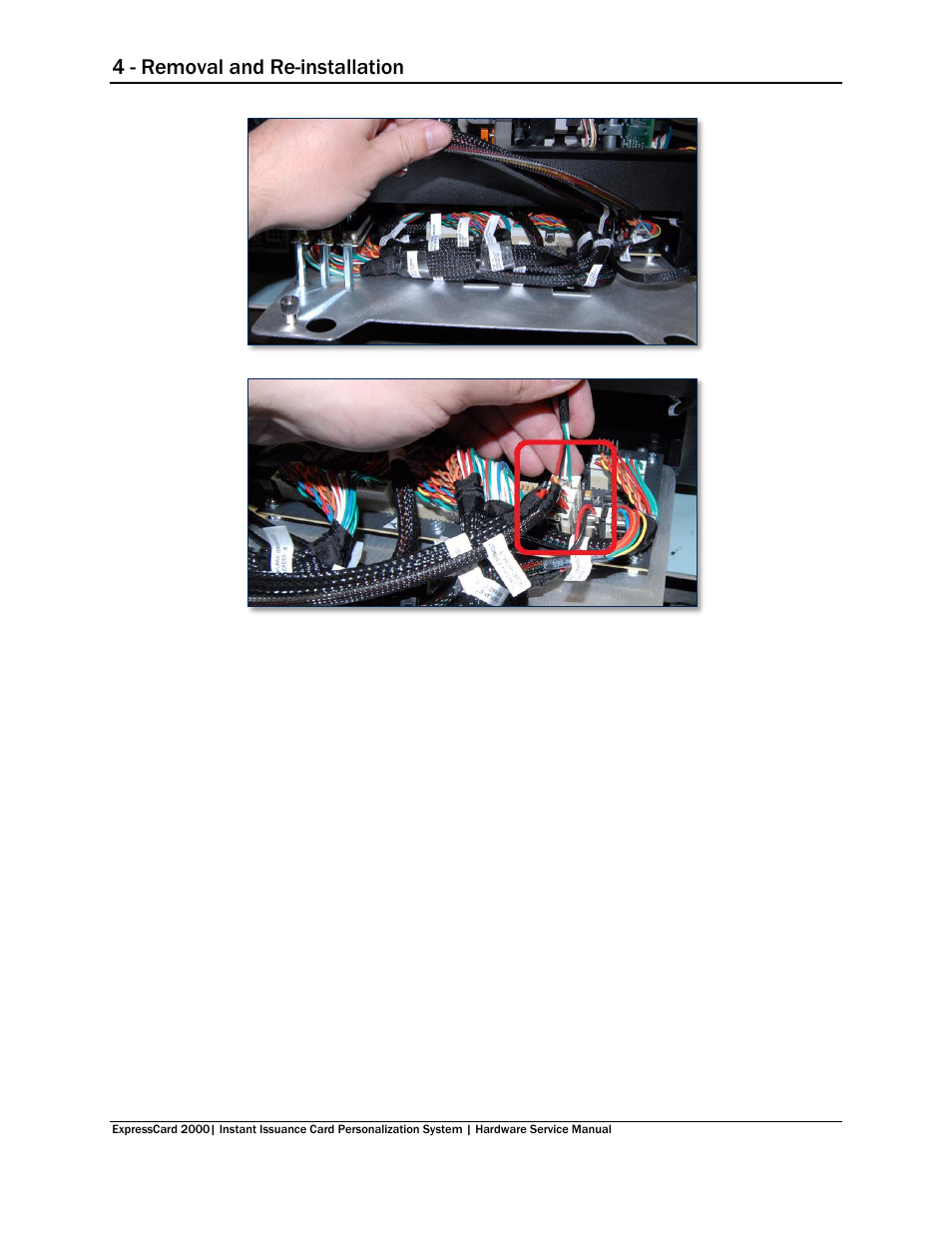 4 - removal and re-installation | MagTek EC2000 99875607 User Manual | Page 129 / 180