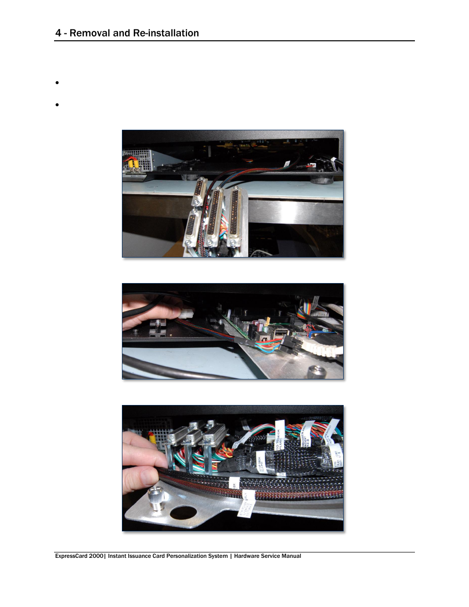 4 - removal and re-installation | MagTek EC2000 99875607 User Manual | Page 130 / 180
