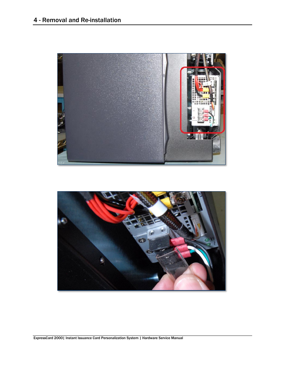 4 - removal and re-installation | MagTek EC2000 99875607 User Manual | Page 132 / 180