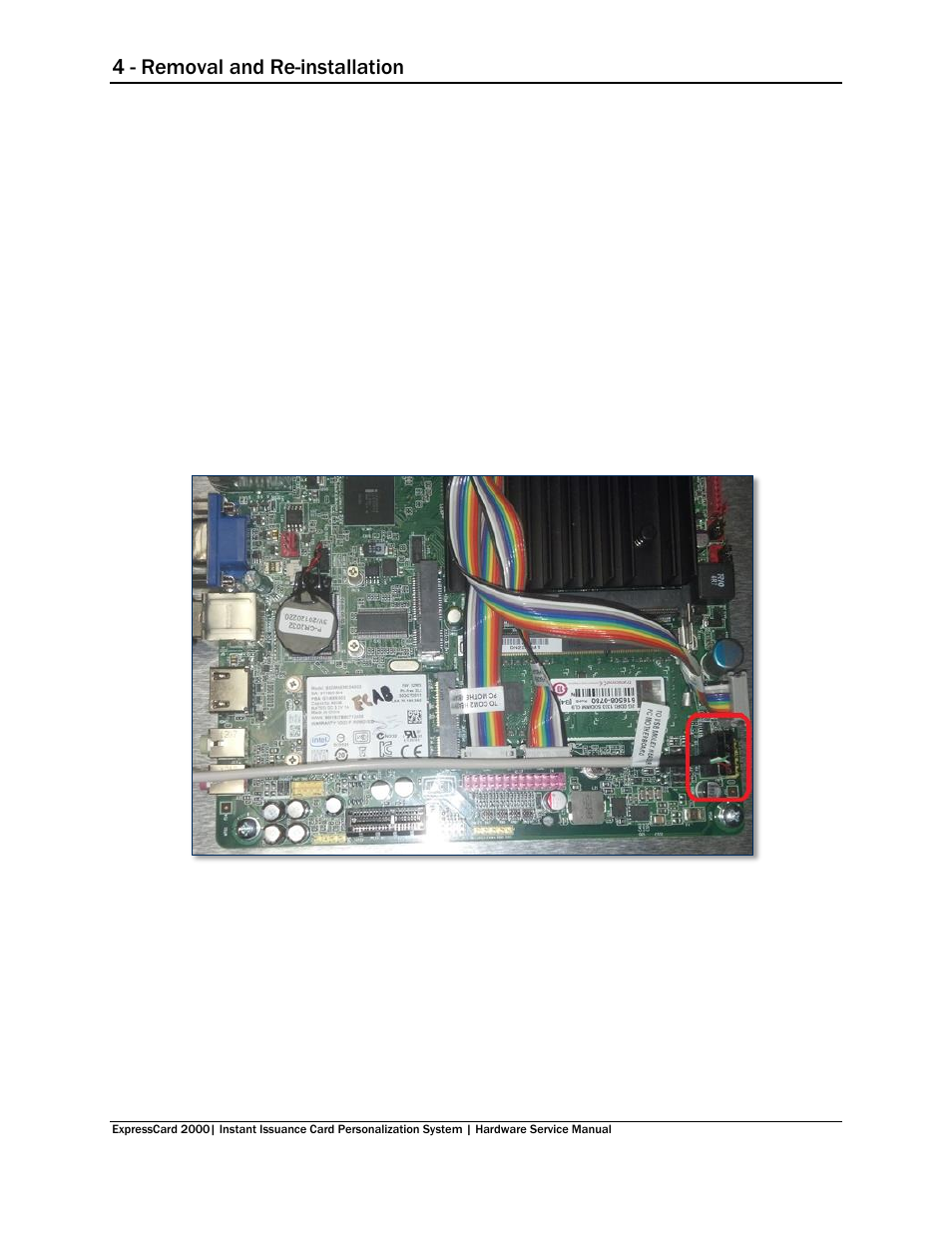 4 - removal and re-installation | MagTek EC2000 99875607 User Manual | Page 137 / 180