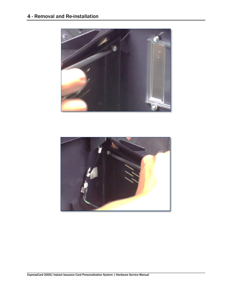 4 - removal and re-installation | MagTek EC2000 99875607 User Manual | Page 55 / 180