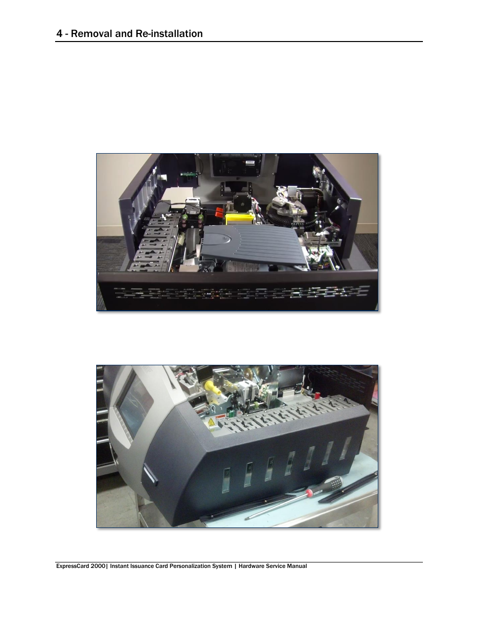 4 - removal and re-installation | MagTek EC2000 99875607 User Manual | Page 58 / 180