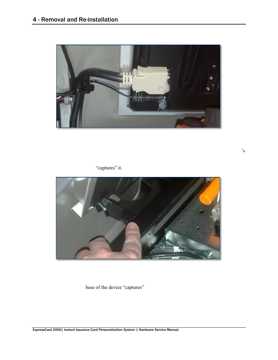 4 - removal and re-installation | MagTek EC2000 99875607 User Manual | Page 59 / 180