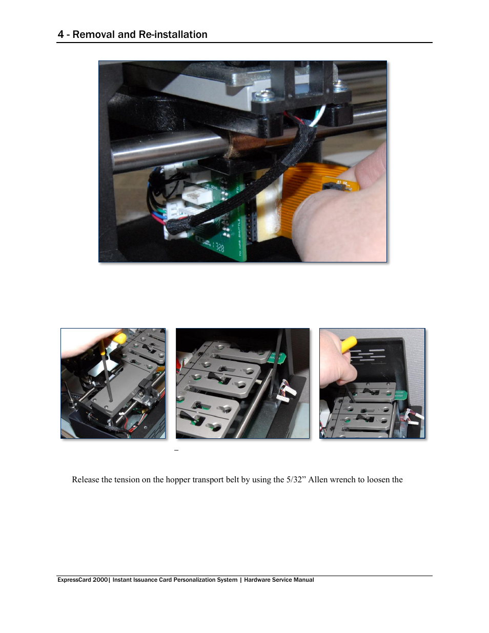 4 - removal and re-installation | MagTek EC2000 99875607 User Manual | Page 66 / 180