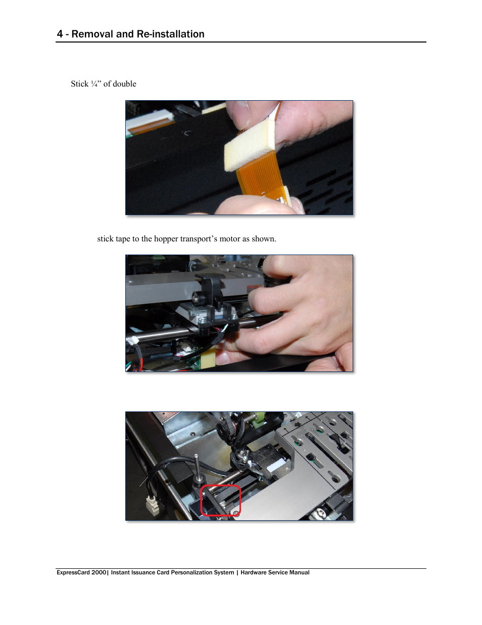 4 - removal and re-installation | MagTek EC2000 99875607 User Manual | Page 69 / 180
