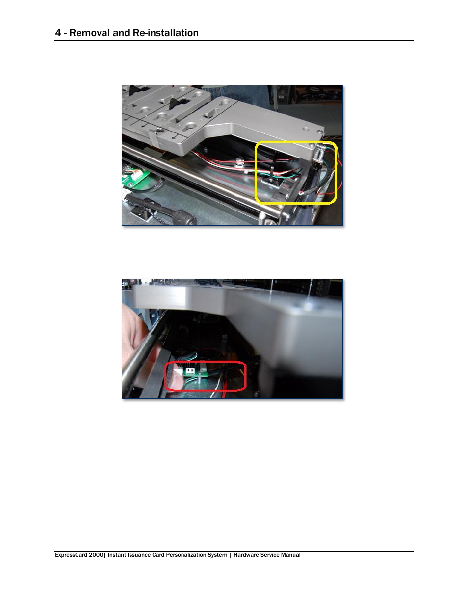 4 - removal and re-installation | MagTek EC2000 99875607 User Manual | Page 70 / 180