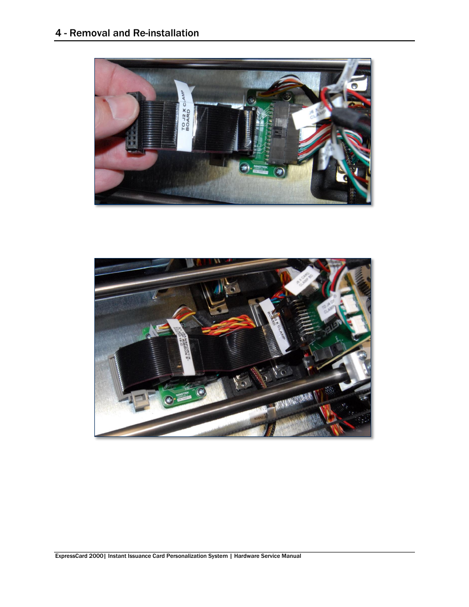 4 - removal and re-installation | MagTek EC2000 99875607 User Manual | Page 86 / 180