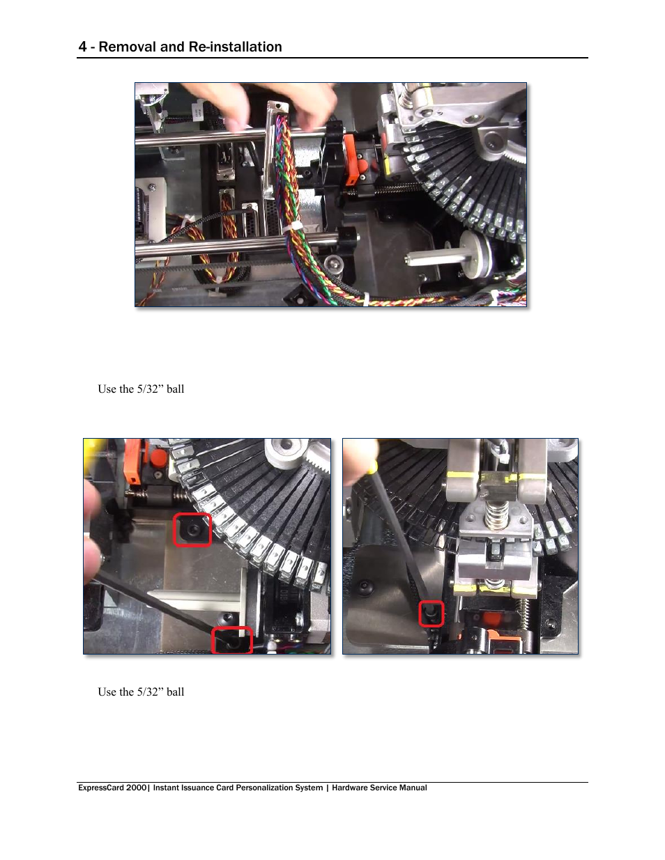 Figure 4-73, 4 - removal and re-installation | MagTek EC2000 99875607 User Manual | Page 96 / 180