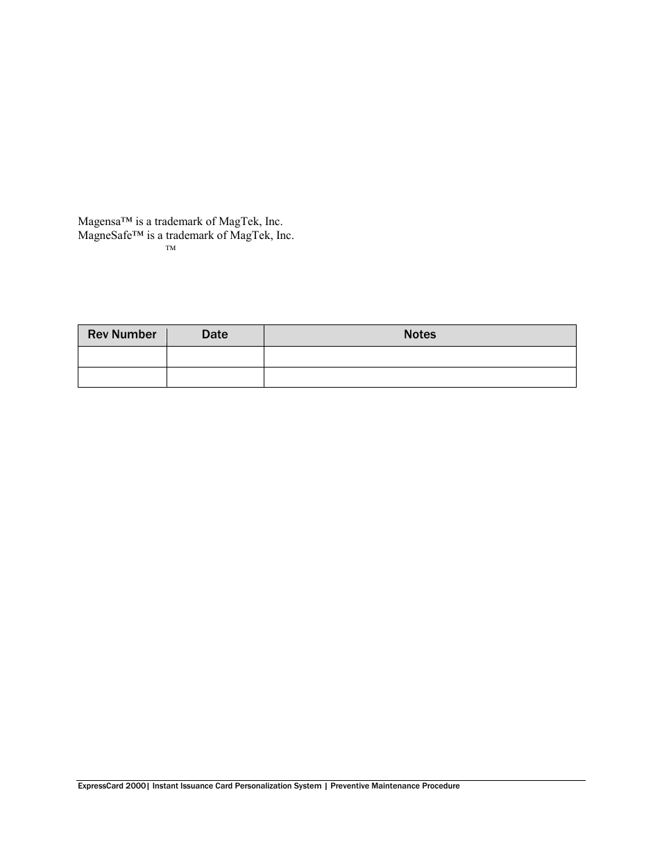 MagTek EC2000 99875651 User Manual | Page 2 / 18