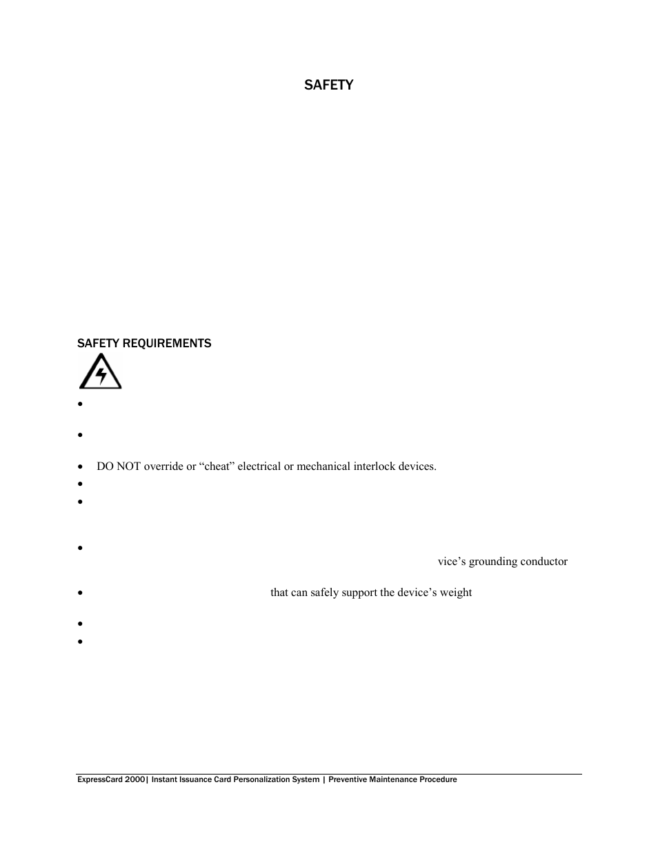 Safety | MagTek EC2000 99875651 User Manual | Page 3 / 18