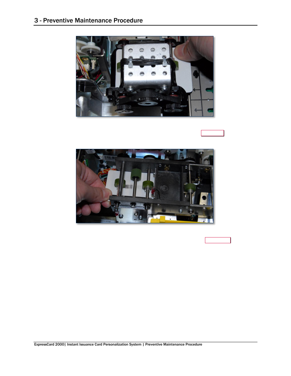 3 - preventive maintenance procedure | MagTek EC2000 99875651 User Manual | Page 8 / 18