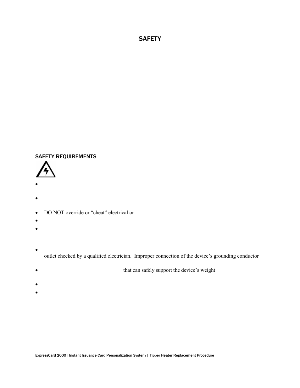 Safety | MagTek EC2000 99875692 User Manual | Page 3 / 12