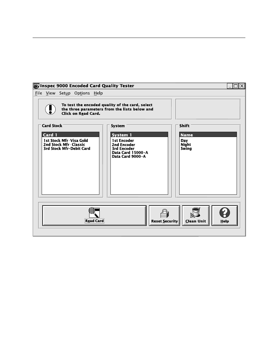 Main screen, Windows screen, Figure 3-2. main screen | MagTek InSpec 9000 User Manual | Page 24 / 90