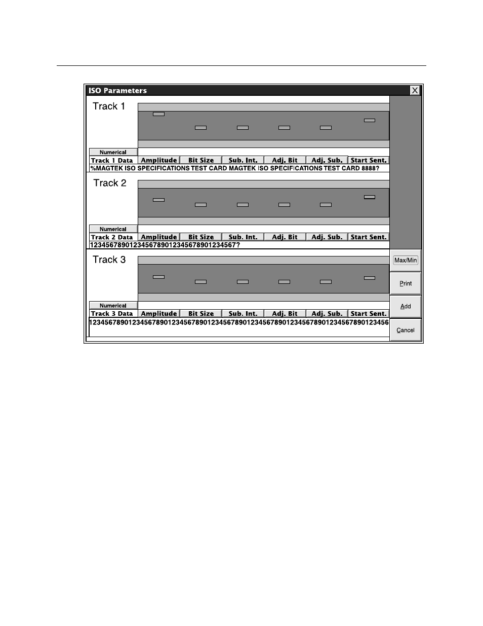 Iso limits and measurement uncertainty, Figure 3-10. average iso parameters | MagTek InSpec 9000 User Manual | Page 33 / 90