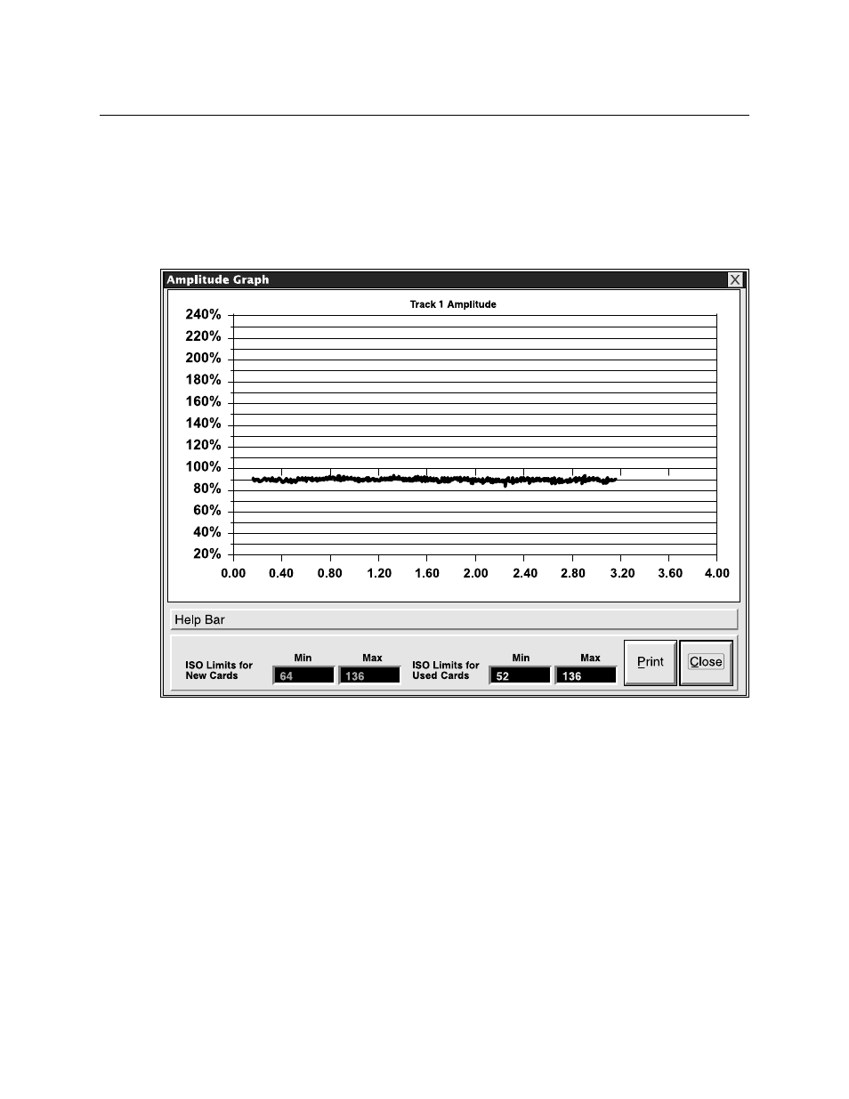 Figure 4-4. amplitude graph | MagTek InSpec 9000 User Manual | Page 44 / 90