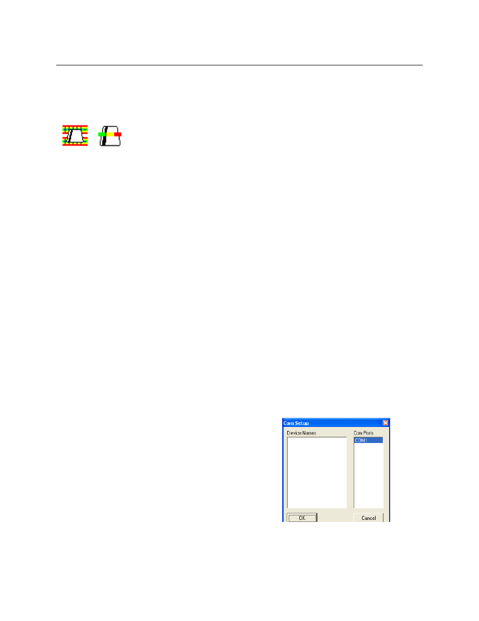 Setup, Figure 3-6. com setup | MagTek InSpec 9000-2005 User Manual | Page 27 / 86