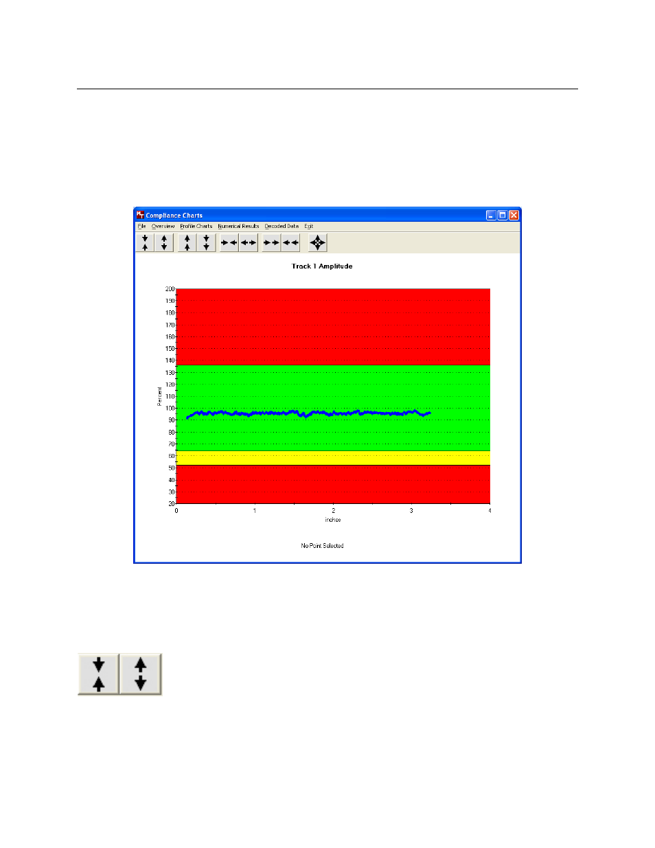 Profile charts, Figure 4-2. profile chart | MagTek InSpec 9000-2005 User Manual | Page 37 / 86