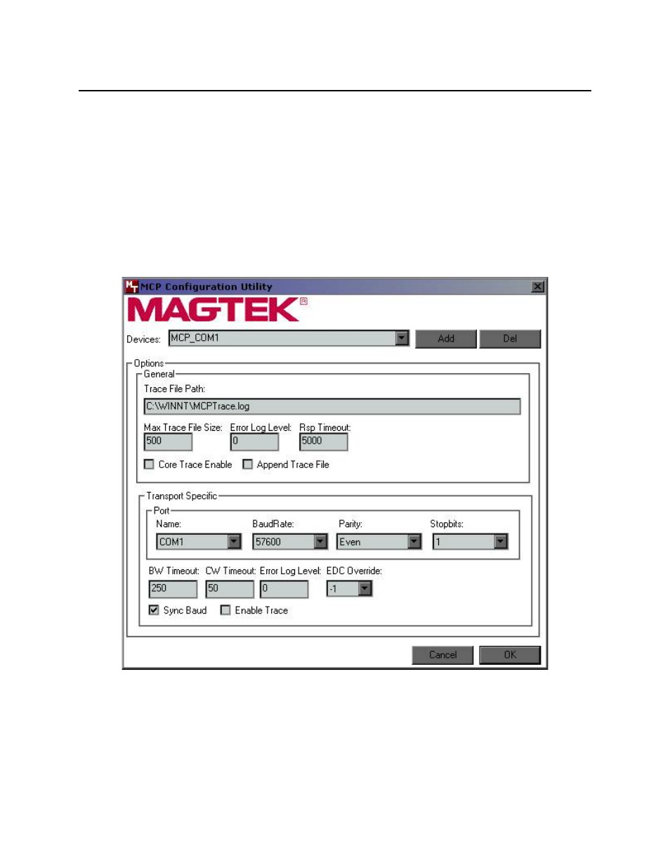 Windows configuration utility | MagTek MAGTEK User Manual | Page 46 / 80