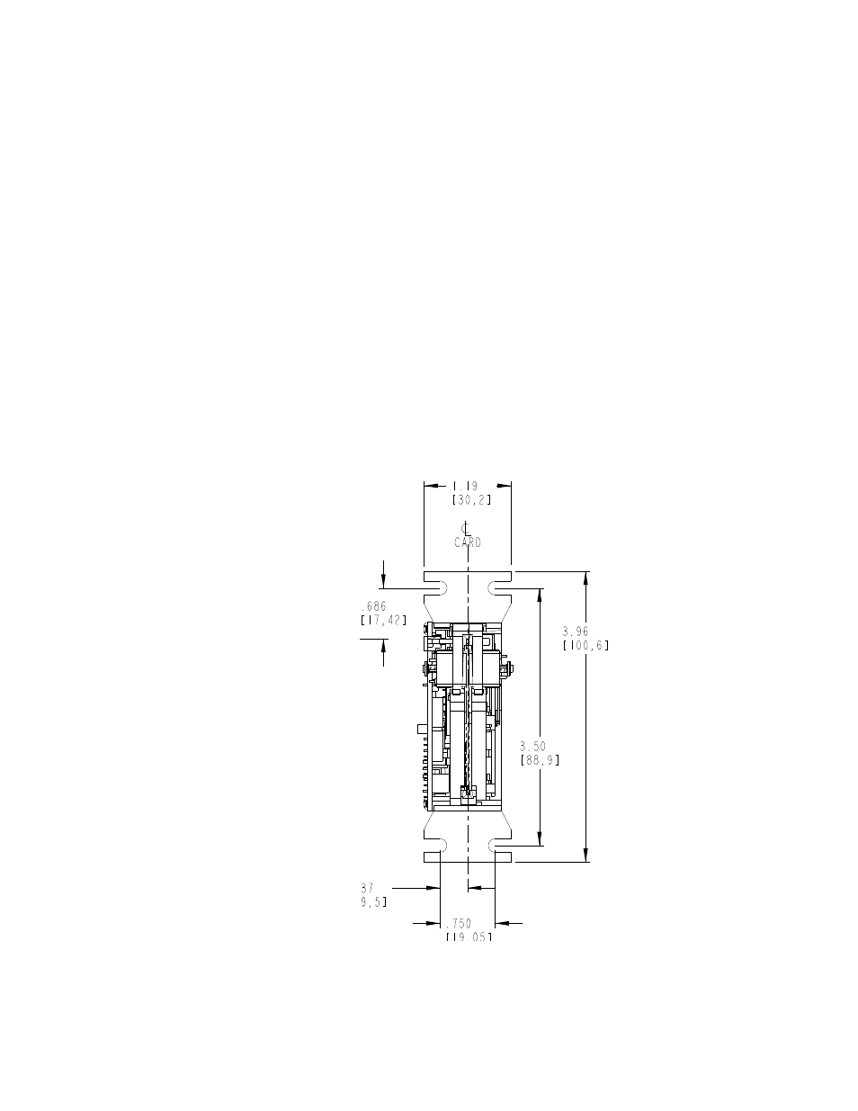 Appendix b. bezel configuration and mounting, International plastic bezel mounting | MagTek IntelliStripe65 99875141 User Manual | Page 27 / 38