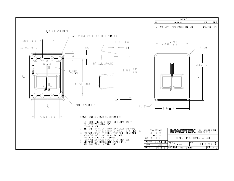 MagTek IntelliStripe65 99875141 User Manual | Page 33 / 38
