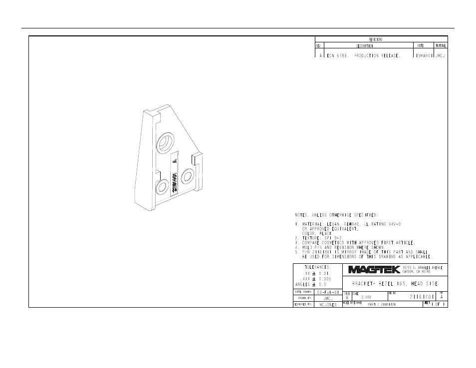 MagTek IntelliStripe65 99875141 User Manual | Page 36 / 38