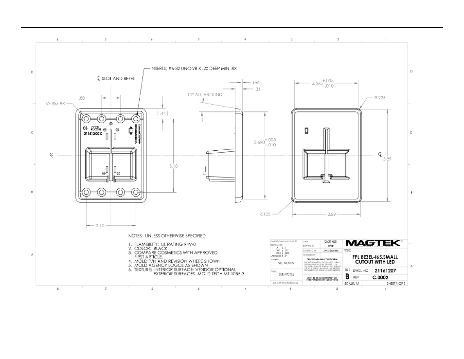 MagTek IntelliStripe65 99875141 User Manual | Page 37 / 38