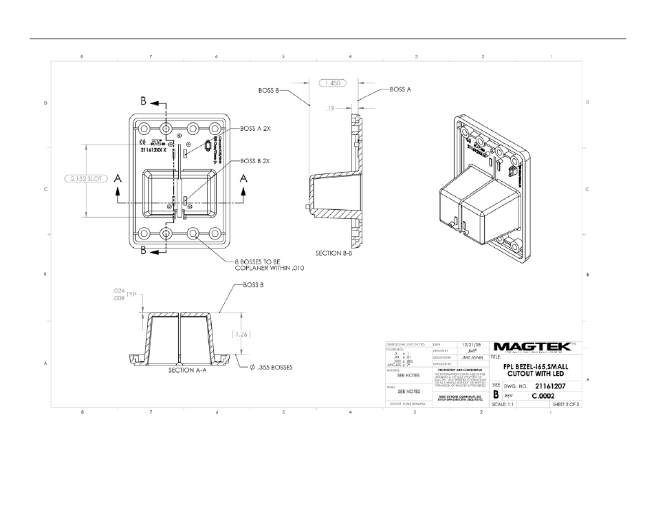 MagTek IntelliStripe65 99875141 User Manual | Page 38 / 38