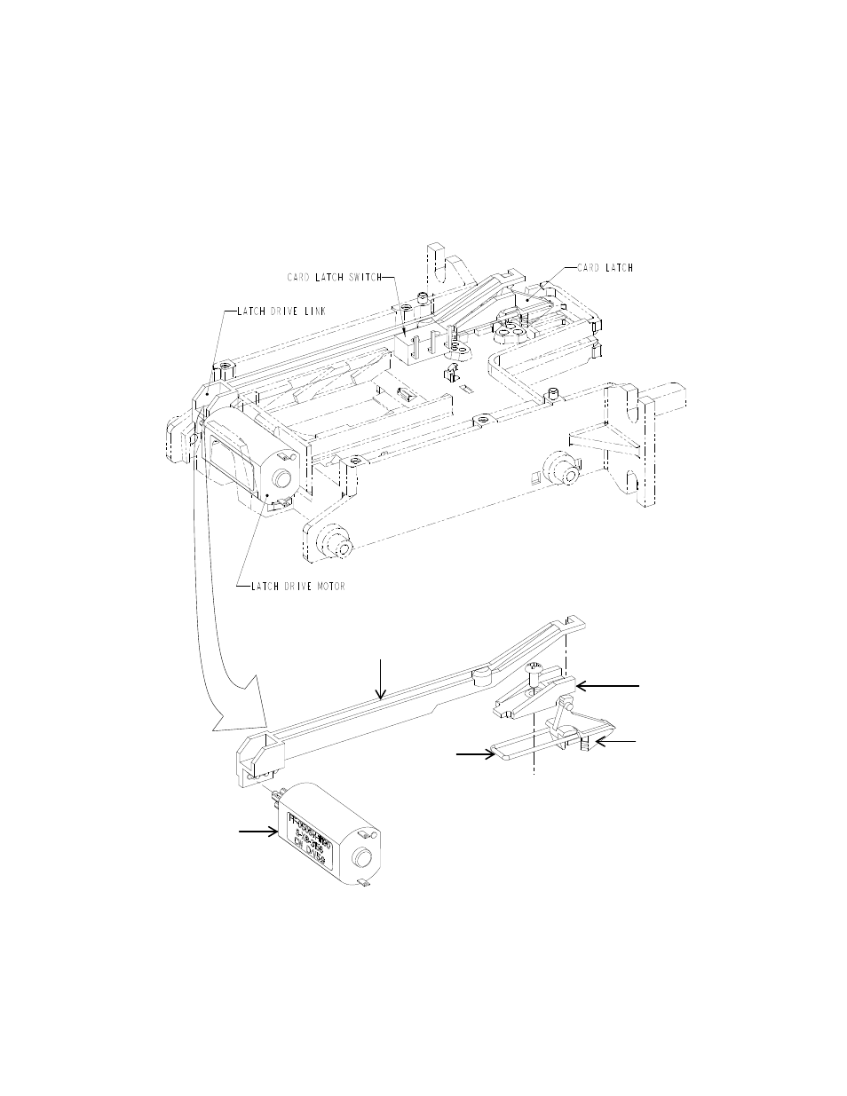 Appendix a. options, Card latch option | MagTek IntelliStripe65 99875339 User Manual | Page 29 / 46