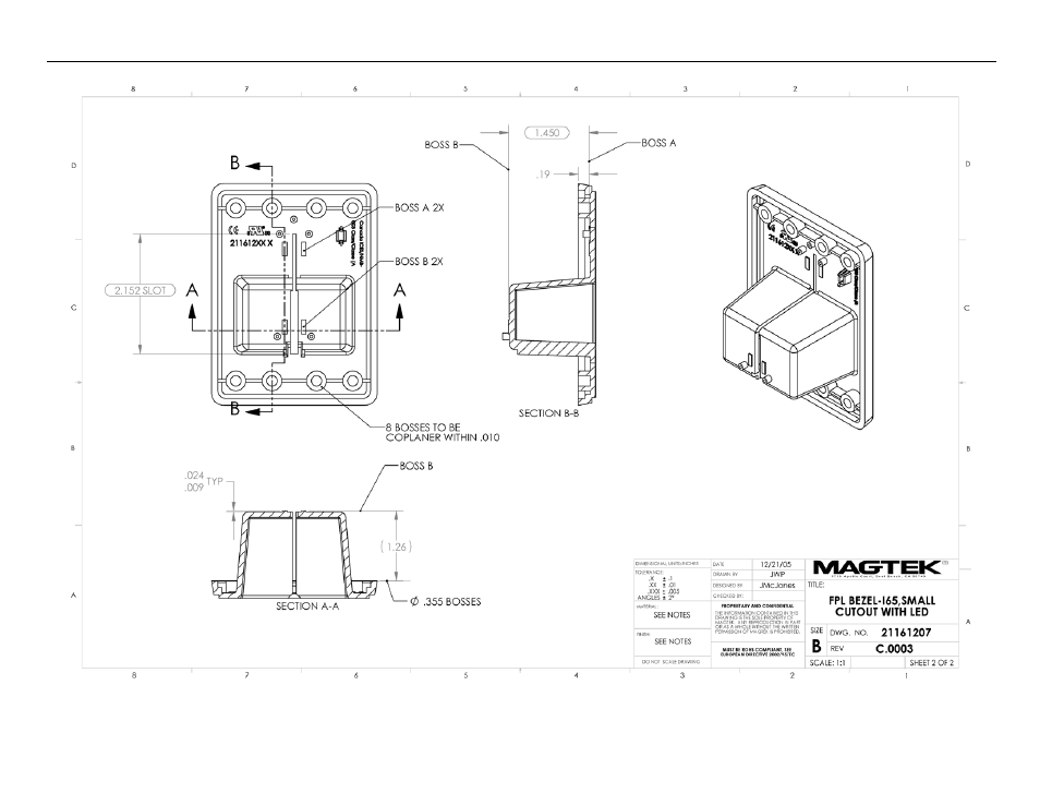 MagTek IntelliStripe65 99875339 User Manual | Page 46 / 46