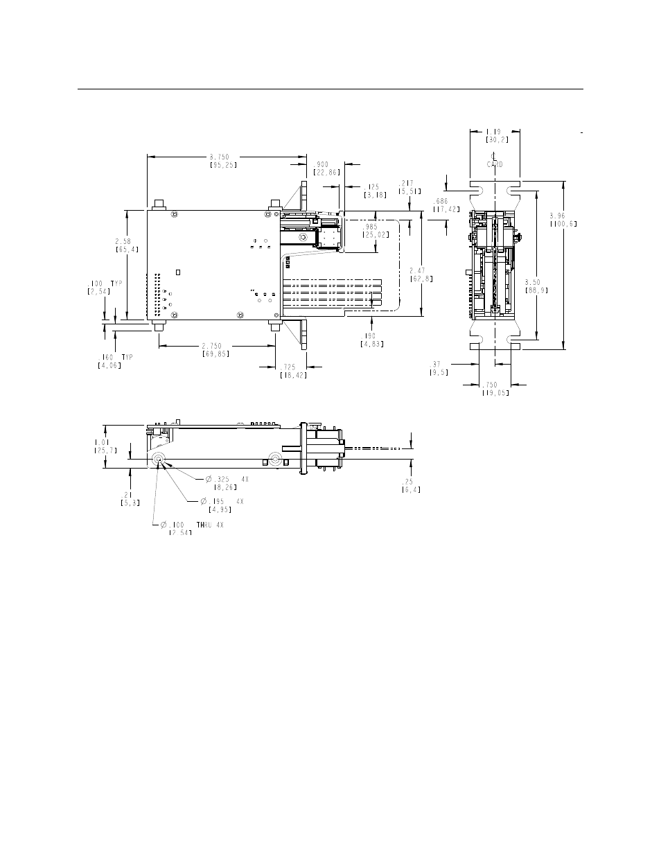 Fixed connector, 26-pin | MagTek IntelliStripe 60 99875135 User Manual | Page 16 / 37