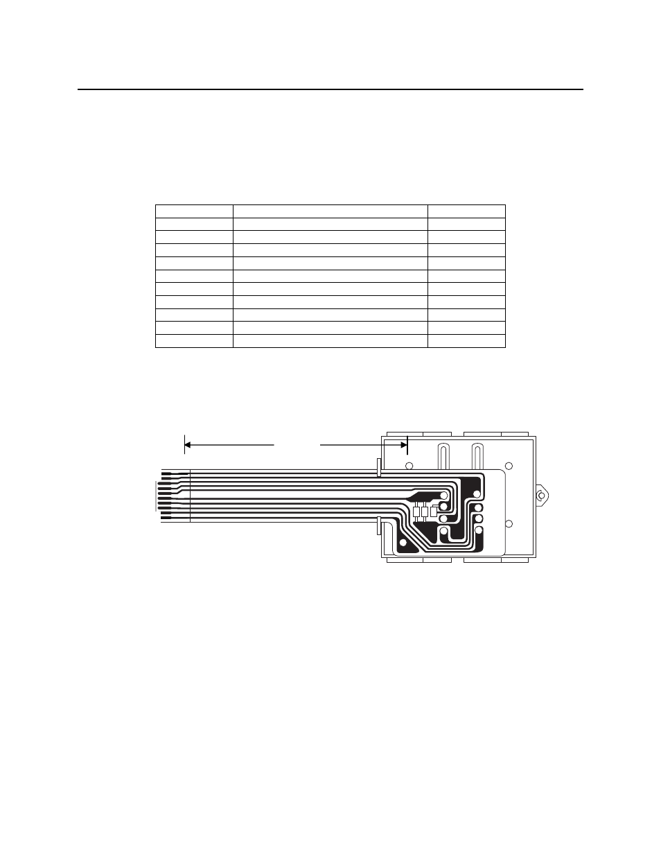 Table 2-1. pin list for flex cable | MagTek IntelliStripe 70 User Manual | Page 14 / 21