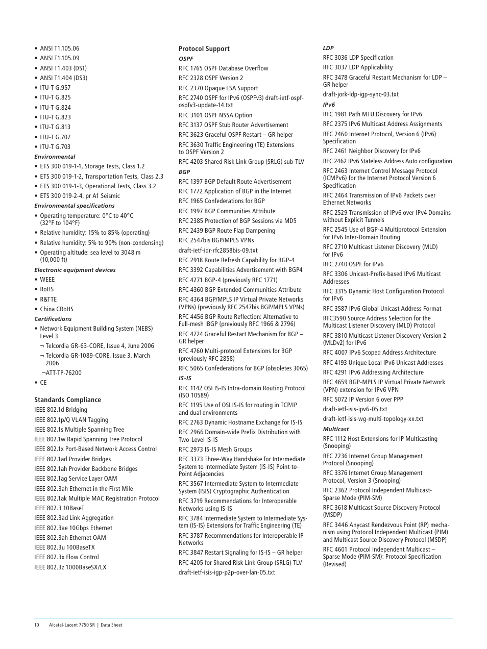 Alcatel-Lucent 7750 SR User Manual | Page 10 / 12