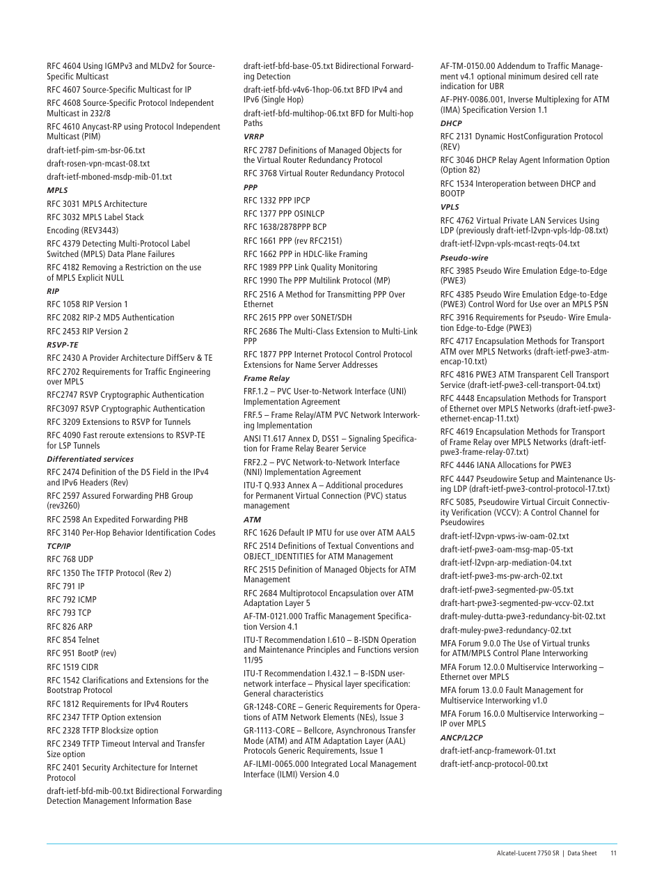 Alcatel-Lucent 7750 SR User Manual | Page 11 / 12