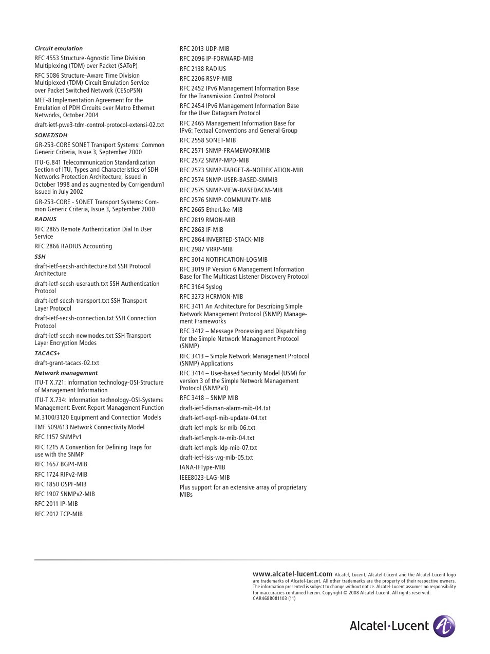 Alcatel-Lucent 7750 SR User Manual | Page 12 / 12