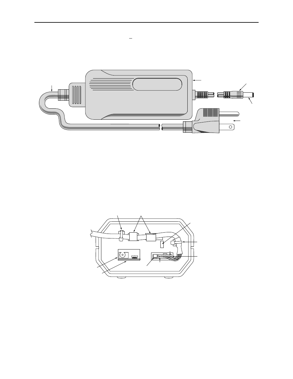 Rear panel, Figure 2-3. power supply and ac cable, Figure 2-4. rear panel – rs-232 connection | MagTek IntelliStripe 350 User Manual | Page 15 / 20