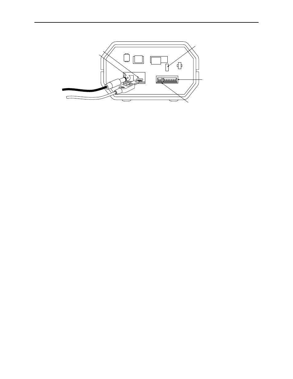 Figure 2-5. rear panel – usb connection | MagTek IntelliStripe 350 User Manual | Page 16 / 20
