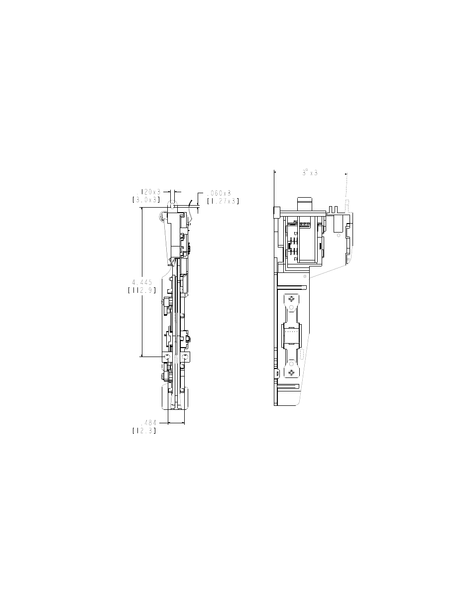 Section 2. installation, Mounting, Specifications | Ction 2. installation, Figure 1-2. reader overall dimensions | MagTek SWIPE & PARK MT User Manual | Page 11 / 20