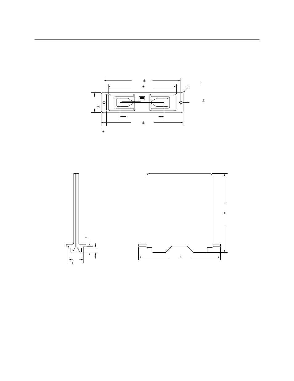 Dimensions, Figure 1-2. half card reader dimensions | MagTek HALF CARD PORT User Manual | Page 15 / 34