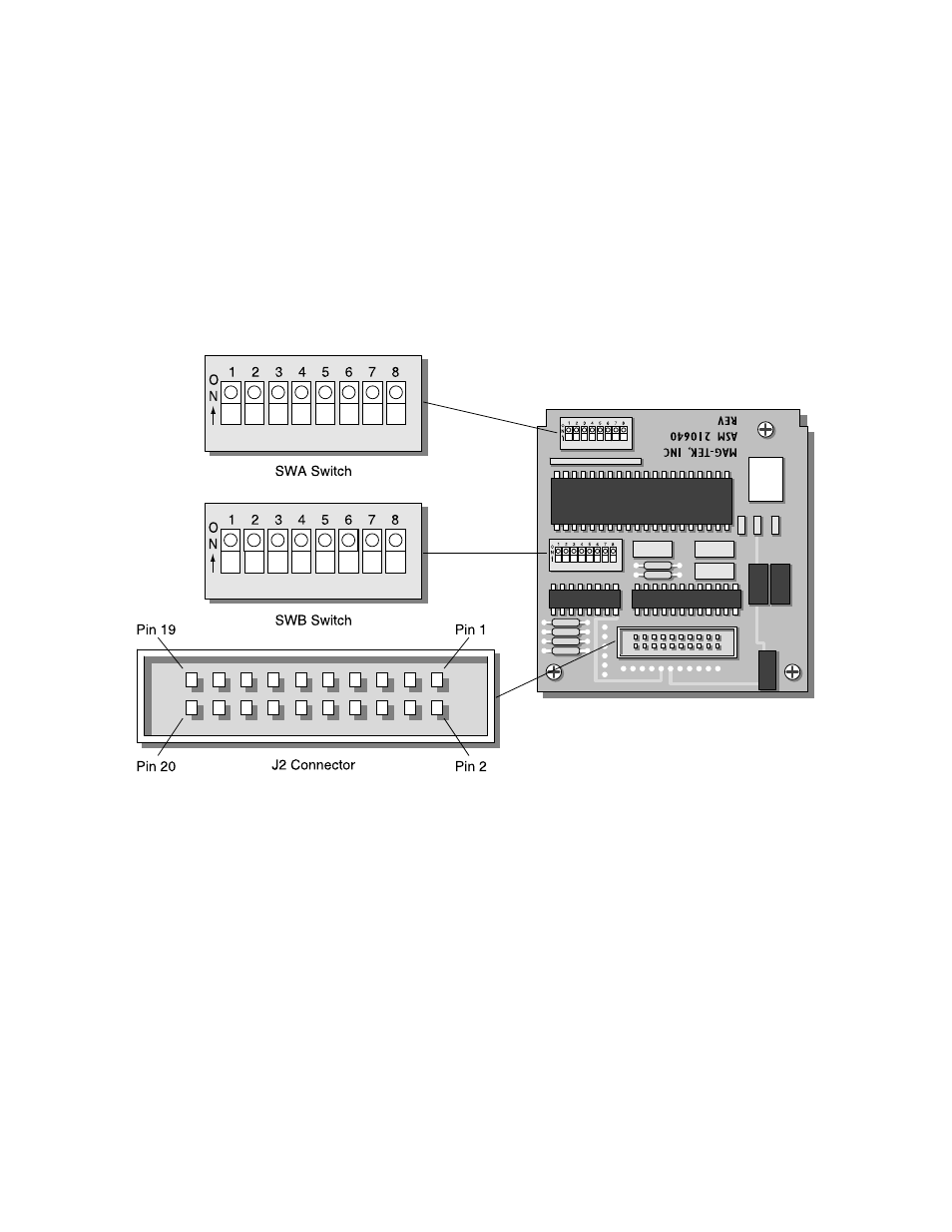 Section 2. installation, Mounting, Pin list and i/o signals | Stallation, Figure 1-2. dimensions | MagTek MT-215232 RS-232 User Manual | Page 13 / 28