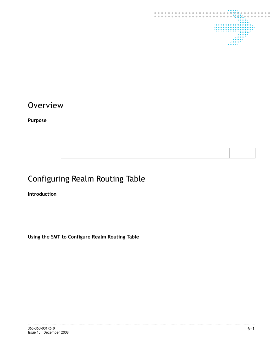 Configuring realm routing table, Configuring realm routing table -1, Overview | Alcatel-Lucent 8950 AAA User Manual | Page 117 / 476
