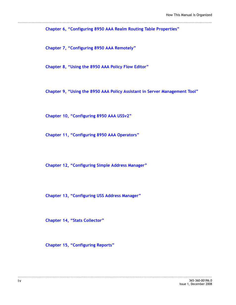 Alcatel-Lucent 8950 AAA User Manual | Page 12 / 476