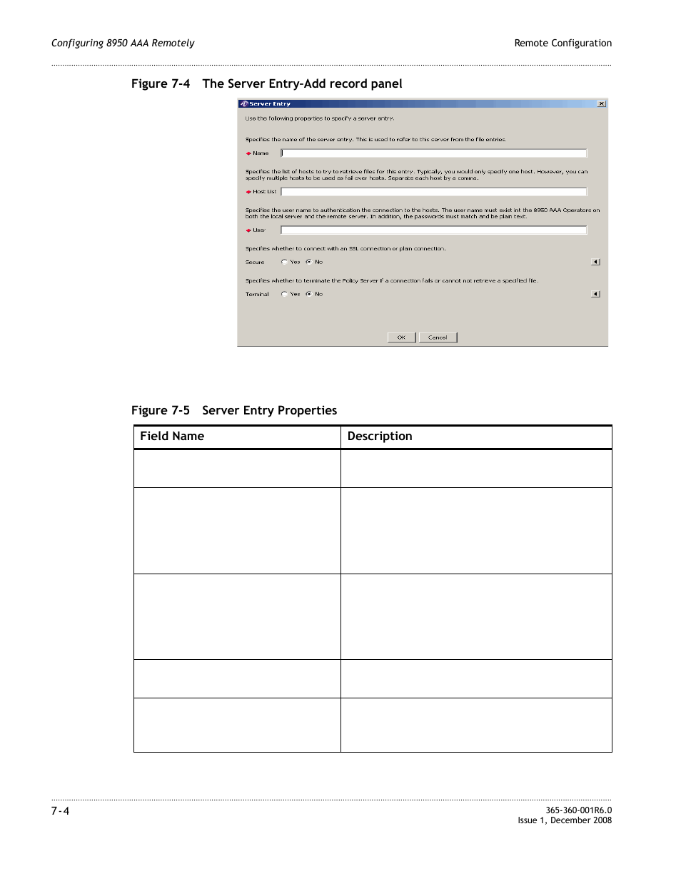 N in, Figure 7-4, This panel allo | Alcatel-Lucent 8950 AAA User Manual | Page 124 / 476