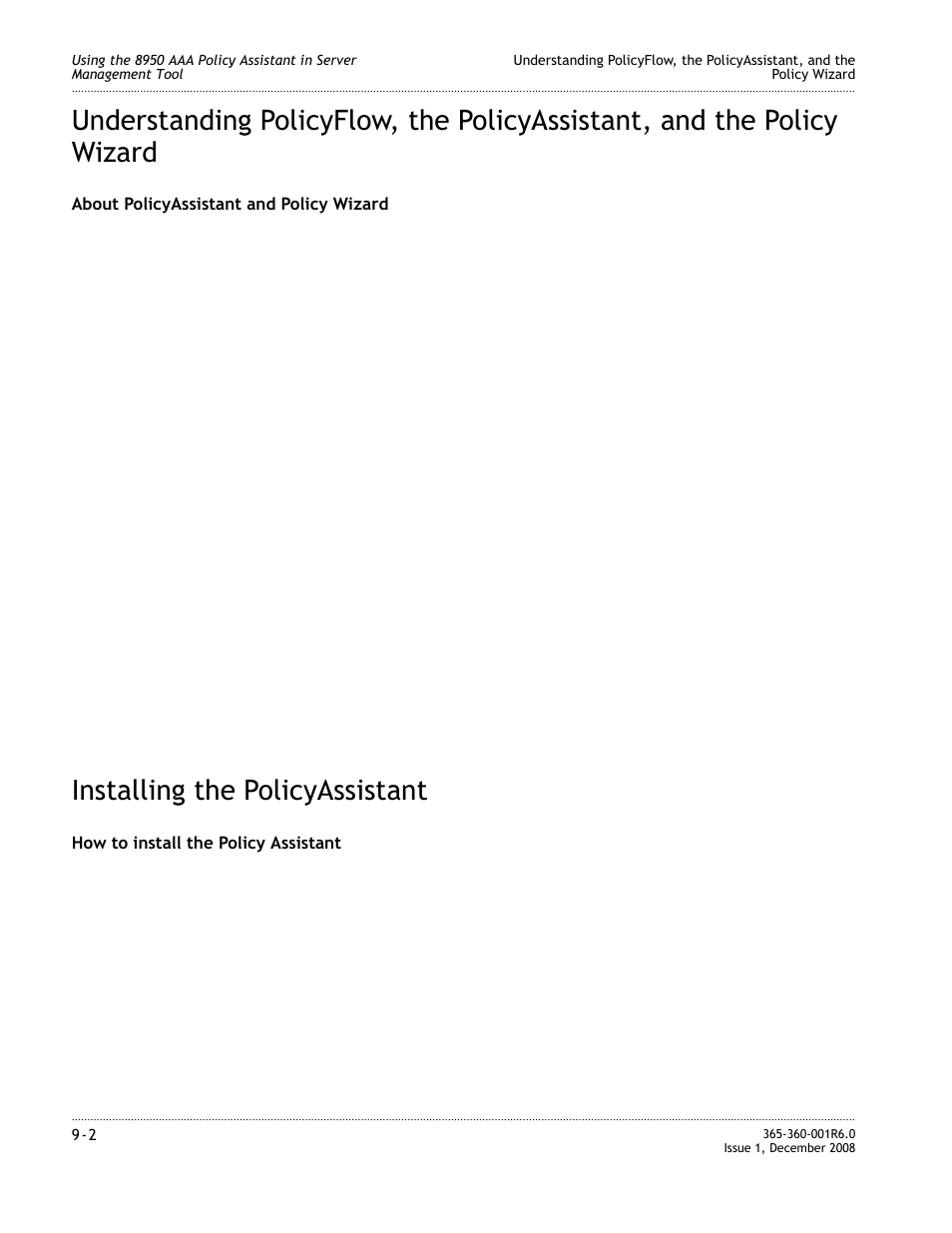 Installing the policyassistant, Installing the policyassistant -2 | Alcatel-Lucent 8950 AAA User Manual | Page 142 / 476