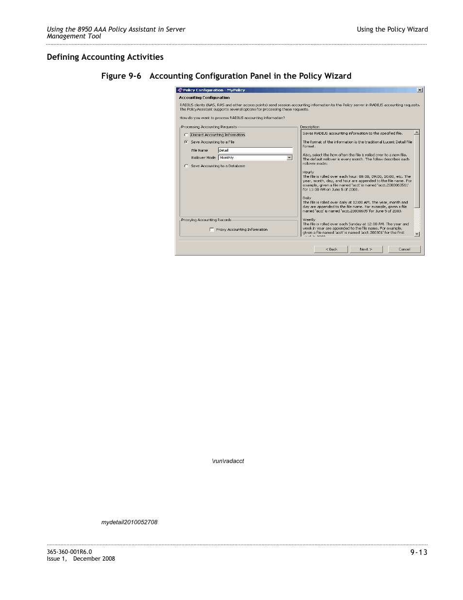 N in, Figure 9-6 | Alcatel-Lucent 8950 AAA User Manual | Page 153 / 476